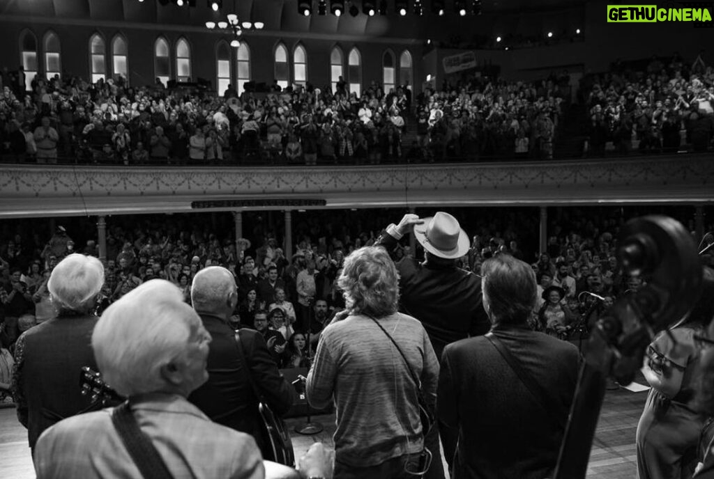 Sam Bush Instagram - Part Two! A night to remember at @theryman celebrating Earl Scruggs' 100th heavenly birthday, with the wonderful @jerrydouglas at the helm as Musical Director. Thanks to all who came to party with us! Photos by @mthornphoto #sambush #earlscruggs #rymanauditorium #nashville #tennessee #bluegrass #newgrass