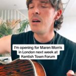 Sam Palladio Instagram - I get to open for the incredible @marenmorris in London on July 5th. Who's coming out? Excited to debut lots of new music.