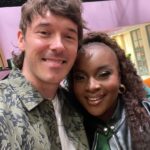 Sam Palladio Instagram - Throw back to last Sunday @sundaybrunchc4 chatting about the “Nashville Tour” new music and @oklahoma.westend Television Centre, London