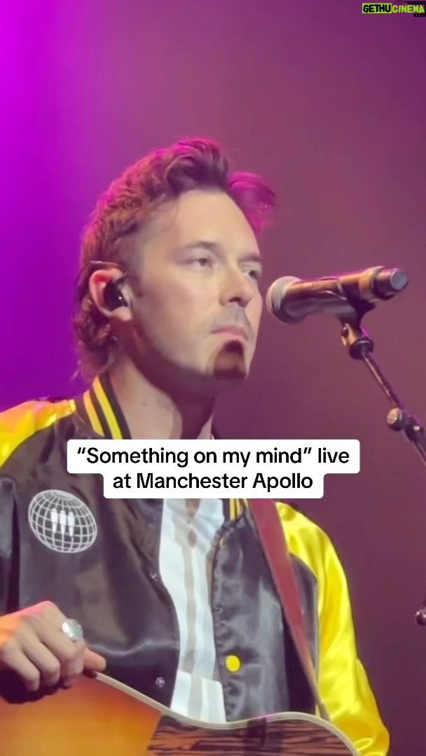 Sam Palladio Instagram - Live in Manchester. A song for Sally. Can’t wait to come back and play for you guys again. #newmusic #altmusic #singersongwriter #nashville 02 Apollo Manchester