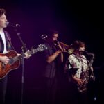 Sam Palladio Instagram - I can’t belive it’s been a month since we started the Nashville Reunion Tour in Glasgow! Amazing fans, amazing memories. What was your favourite moment? If you want to relive the great vibes, check out our new tour merch store at Nashvillereuniontour.com 📸 @christiegoodwin @eventimuk Eventim Apollo