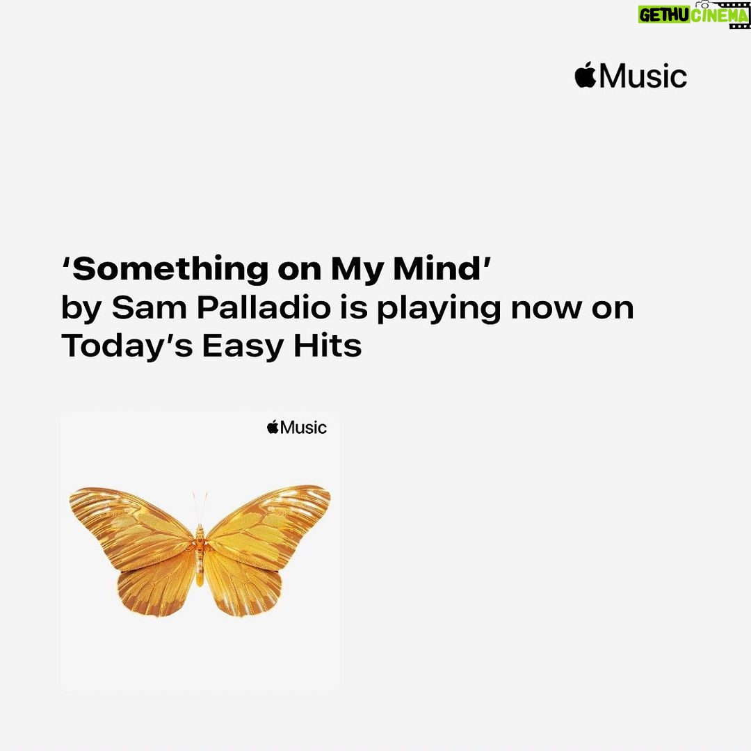 Sam Palladio Instagram - Thank you for the love @applemusic. This means the world. Stream “Something on My Mind” in Apple Music today.
