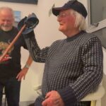 Sam Palladio Instagram - My grandpa Alan is bloody 101 today! Happy birthday! Still a speed daemon and adventure seeker. He only switched from a mountain bike about 2 years ago. He’s now fiddled with his scooter to get some extra juice out of it and it’s got the acceleration of a Tesla now. Please wish him happy birthday. Xx Penzance, Cornwall