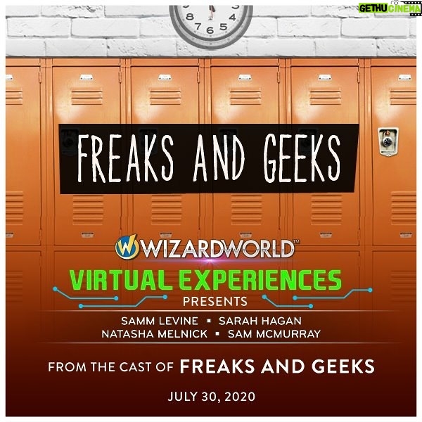 Samm Levine Instagram - HAPPENING RIGHT NOW!! Watch the LIVE interactive Q&A panel with the cast!! Join me, Sarah Hagan (Millie Kentner), Natasha Melnick (Cindy Sanders) and Sam McMurray (Dr. Vic Schweiber) as we reminisce about the glorious pre-pandemic days! Link in bio!