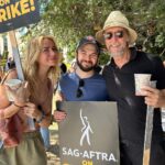 Samm Levine Instagram - Quite a day on the picket lines! It was great to see the ambassador to Slovenia and his lovely wife supporting the unions! #SAGAFTRAstrong #WGAstrong #PayUp