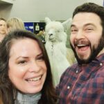 Samm Levine Instagram - You haven’t lived until your selfie with @thehmc gets photobombed by @caesarthenodramallama. #OnlyInPortland #OrWhereverLlamasAre #WizardWorld Portland, Oregon