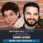 Samm Levine Instagram - I am THRILLED to be heading back to one of my favorite cities - Portland, OR - for this weekend’s @wizardworld! I’ll be there Fri-Sun at my table, as well as hosting a bunch of amazing panels throughout the con. Come say hello!! Get your tix NOW through the link in my bio!! #WizardWorld