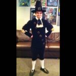 Samm Levine Instagram - Happy Thanksgiving from your Puritan friend! #tbt #AquabatsSuperShow Plymouth, Massachusetts