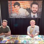 Samm Levine Instagram - Hey Pittsburgh! We are up and running at @WizardWorld! Don’t make my bodyguard Michal strong arm you into saying hello. But DO use my discount code (LEVINEWW) to get 20% off admission!! #WizardWorld #WizardWorldPittsburgh