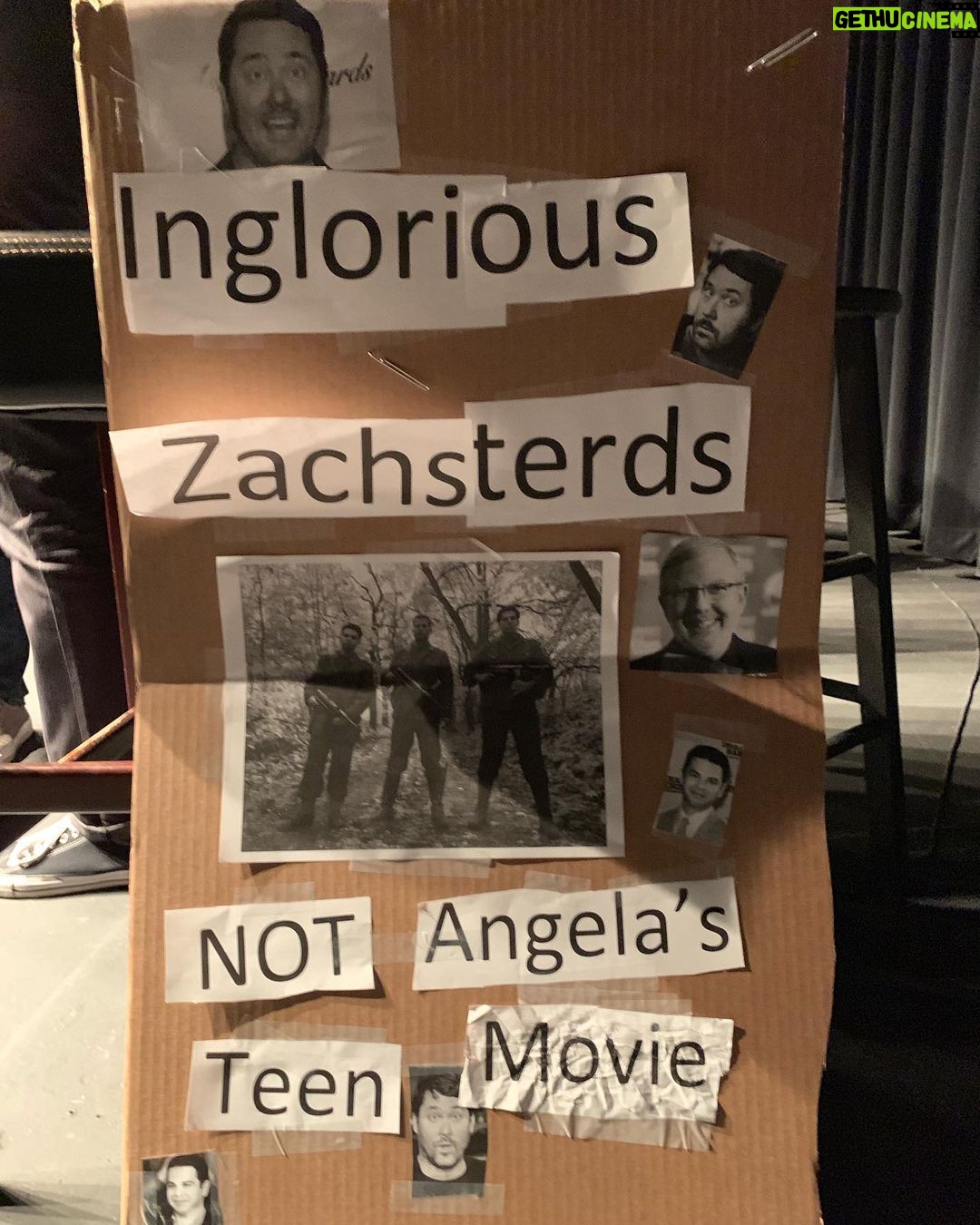 Samm Levine Instagram - The amazing crowd at the Traverse City Film Festival taping of #DougLovesMovies never disappoints with their name tag game! I’m flattered, honored and so sorry any of you looked at my face long enough to make these. Episode drops soon! #TCFF Poster credit: Inglorious Zachsterds = @zachoatley A Steve Is Born = @stephen.searching Traverse City, Michigan
