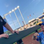 Samm Levine Instagram – The 2019 @bigslickkc shenanigans have begun! This year’s softball game at the @kcroyals Kauffman Stadium was one for the ages! Please enjoy this photo series from the day #BigSlickKC
.
1) Two and a half Jews
2) A Modern Family reunion with @ericstonestreet & @arielwinter
3) After his walk off victory hit, Antman gets hoisted onto the shoulders of @tarzannoz & @kevinpollak123, while Shazam refuses to help
4) Moments after umpire Bruce Dreckman drilled me in the head with an unannounced toss into the dugout suite. He was kind enough to check on me and make sure I wasn’t going to sue
5) A musical interlude brought to you by @zacharylevi & @tarzannoz (I should know this one better)