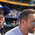 Samm Levine Instagram - The 2019 @bigslickkc shenanigans have begun! This year’s softball game at the @kcroyals Kauffman Stadium was one for the ages! Please enjoy this photo series from the day #BigSlickKC . 1) Two and a half Jews 2) A Modern Family reunion with @ericstonestreet & @arielwinter 3) After his walk off victory hit, Antman gets hoisted onto the shoulders of @tarzannoz & @kevinpollak123, while Shazam refuses to help 4) Moments after umpire Bruce Dreckman drilled me in the head with an unannounced toss into the dugout suite. He was kind enough to check on me and make sure I wasn’t going to sue 5) A musical interlude brought to you by @zacharylevi & @tarzannoz (I should know this one better)