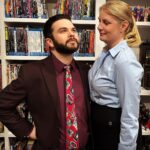 Samm Levine Instagram - Happy ‘Halloweekend’ from the two finest attorneys in Albuquerque!! #BeardedSlippinJimmy #KimWexler #BetterCallSaul #Boo