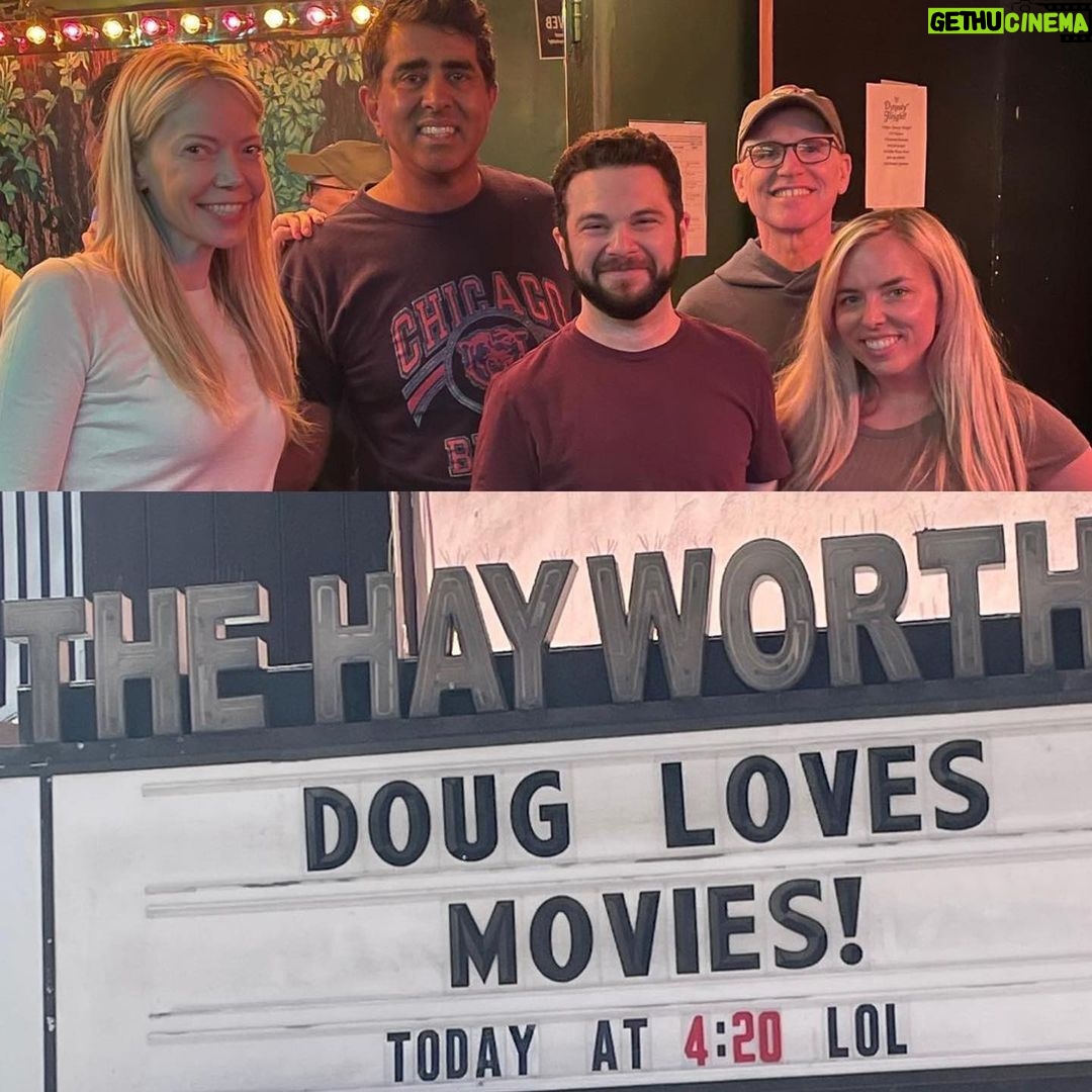 Samm Levine Instagram - It’s a brand new #DougLovesMovies episode recorded LIVE at @dynastytypewriter for your listening pleasure!* Available now wherever you get your podcasts! . . . *Or displeasure since I’m a guest on it. (I see you, trolls. Keep up the good work!)