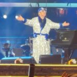 Samm Levine Instagram - 30. That’s how many times I’ve seen the incomparable @EltonJohn perform live. And last night was epic. From the theatrics to the outfits to @caryelwes being our concert date. Thank you, Sir Elton, for the lifetime of amazing music ♥️ Dodger Stadium
