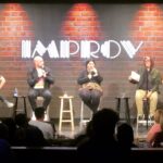 Samm Levine Instagram - I had the great honor of joining @danielvankirk & @bripruett on the first live-audience taping of @douglovesmovies in 15 long months! Thanks to the @breaimprov and the amazing crowd for making it such a special show. Available NOW wherever you get your podcasts! #DLM