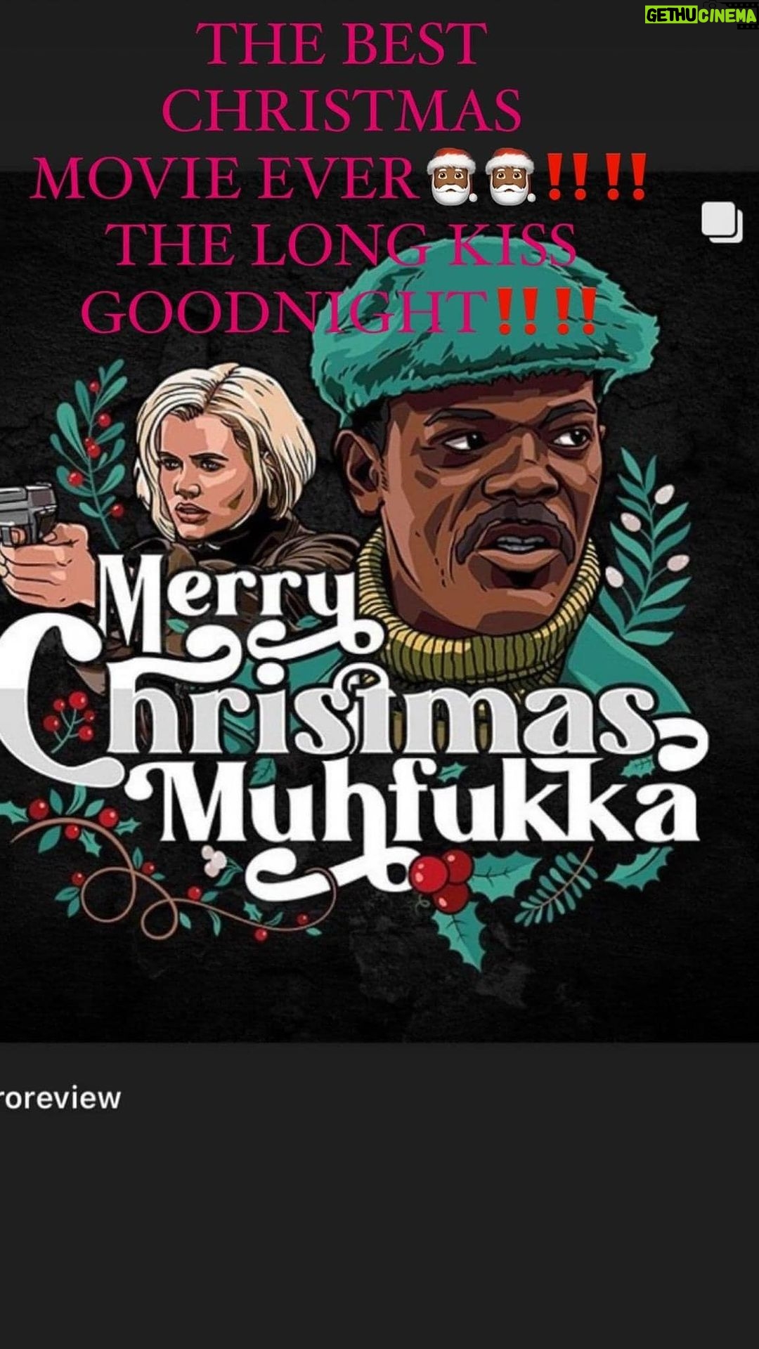 Samuel L. Jackson Instagram - This beats All those Lifetime Christmas flicks!!!