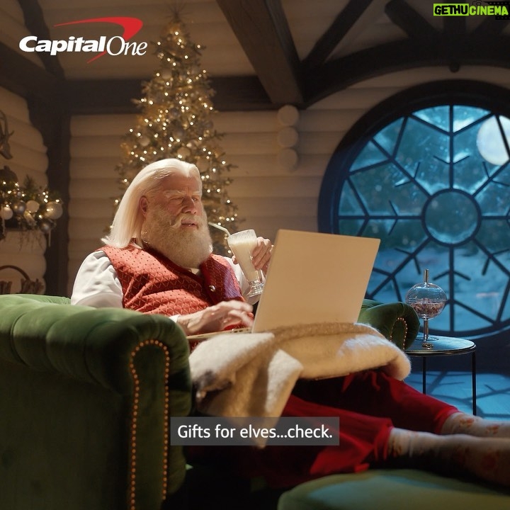 Samuel L. Jackson Instagram - #CapitalOnePartner Wishing you holly jolly discounts and happy holiday savings this year from my friend’s @Johntravolta—I mean, Santa’s— workshop and @capitalone