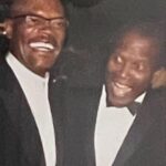 Samuel L. Jackson Instagram - A kinder, gentler more sensitive, giving Giant can’t be possible in my lifetime. I learned so much from this man, watching him on screen, on the golf course, breaking bread over the years. I know if there hadn’t been a HIM, there’d be no me. He Blazed the trail for all us actors of color & he knew it & was Happy for us all! RIP, Sidney, you earned it‼️👊🏾💯