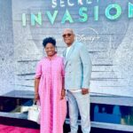 Samuel L. Jackson Instagram - About last night! On The Marvel Red Carpet with the Mrs @ltjackson_ ‼️#secretinvasion#evenwhenimoutimin