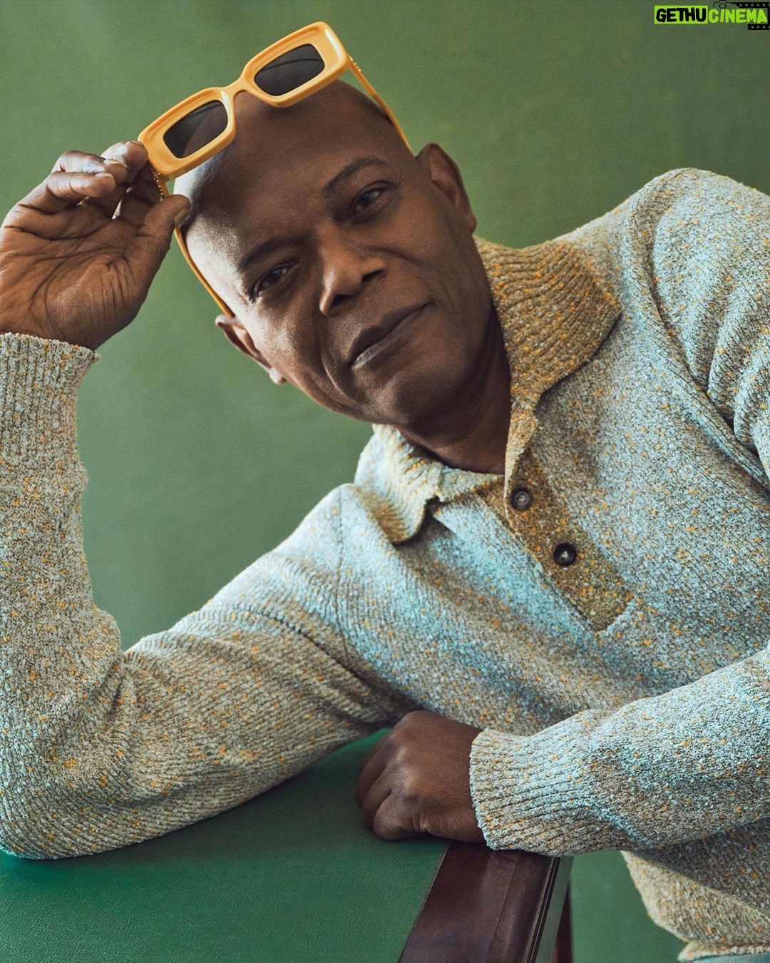 Samuel L. Jackson Instagram - Mr @samuelljackson has a pretty simple method for choosing his next role: "I pick movies that I like, or movies that I would have gone to see when I was a kid." Simple, yes, and lucrative. Mr Jackson is the highest grossing actor of all time and his projects tend to be all-out-smashes. Next up? @secretinvasion on @disneyplus, a continuation of his role as @marvelstudios' Nick Fury. Head to the link in bio to read about how the most consistent man in Hollywood manages to pick 1-2 winners every year, his longstanding friendship with Judge Judy and who makes him starstruck. #SecretInvasion Words by: @lonlozzin Photography by: @sharifhamza Styling by: @atvottero Art Direction by: @work_material_sam Production: @isabellondon_ Grooming by: @autumnmoultriebeauty
