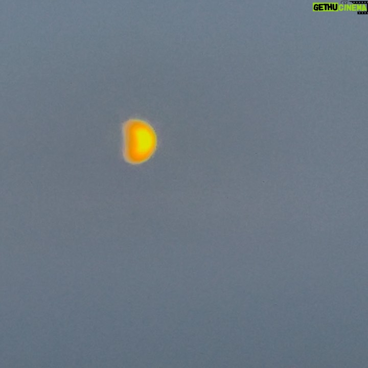 Samuel L. Jackson Instagram - Surprise sight in the morning sky today.#lastdaysofptolemygrey#endalz#bloodmooneclipse