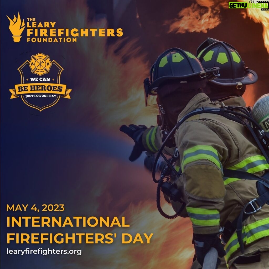 Samuel L. Jackson Instagram - Today is International Firefighters' Day (IFFD). In celebration of IFFD, tomorrow the Leary Firefighters Foundation will be hosting The Seventh Annual Denis Leary FDNY Firefighter Challenge at The FDNY Training Academy known as "The Rock." This event has raised much-needed funds allowing us to provide new equipment, vehicles, training, and technology to 190 fire departments in 47 states. Firefighters never go on strike and therefore they are often the first departments to suffer budget cuts. The lack of funding and the limited resources they receive are now even more prevalent as the cities and towns across America deal with pandemic related financial issues. Find out more here: @learyfirefighters and donate if you can via the link in Bio. #BraveEveryday #Internationalfirefightersday #IFFD