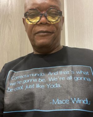 Samuel L. Jackson Instagram - It’s that time a’ tha’ year! Thinkin’ ‘bout tomorrow!#lastdaysofptolemygrey#endalz#maytheforcebewithyou