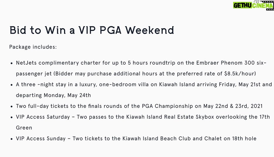 Samuel L. Jackson Instagram - Bid to win a trip to the 2021 PGA Tournament with Advance Kiawah PGA Weekend | Emmanuel Project - a project worth taking a chance on or Just Donate to help a worthy cause! Link in Bio.