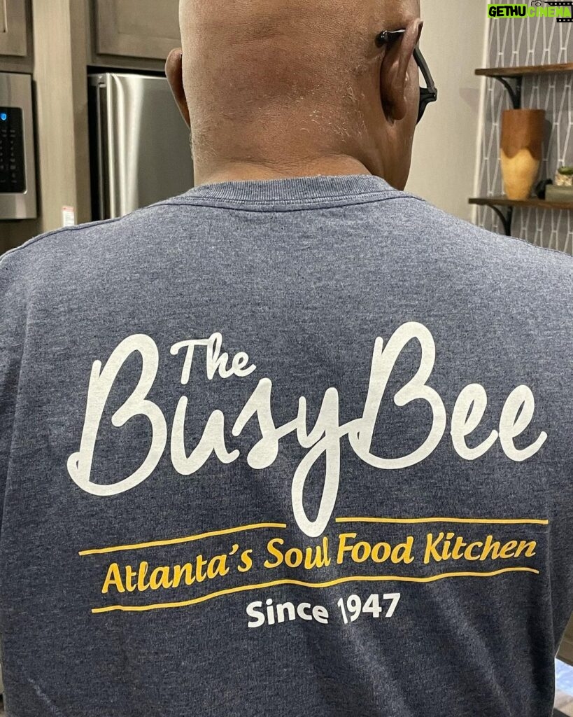 Samuel L. Jackson Instagram - Been getting my grub on @Busy Bee Cafe ATL since1966! Always feels like home.#lastdaysofptolemygrey#endalz#itsstillhunterstreettome#supportblackownedbusinesses Atlanta, Georgia