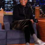 Samuel L. Jackson Instagram - Tune in tonight to @FallonTonight on @nbc to catch @jimmyfallon and me talk about @thepianolessonplay @starwarsmovies and so much more! PC - Ralph Bavaro/NBC