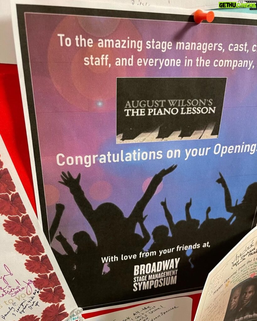 Samuel L. Jackson Instagram - Got a Big Giant Ass Welcome from the Broadway Community!!#thepianolessonbroadway