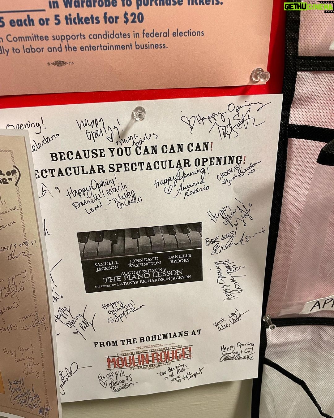 Samuel L. Jackson Instagram - Got a Big Giant Ass Welcome from the Broadway Community!!#thepianolessonbroadway