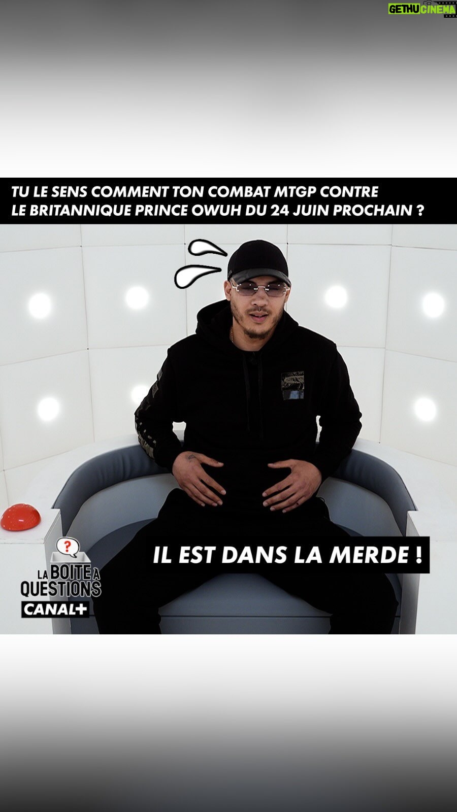 Samy Sana Instagram - J-18 avant son combat contre Prince Owuh et il est plus que chaud ! 🔥 Merci @samy_sana75 🥊
