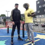 Samy Sana Instagram - "On les plie, je sais que tu le sais, on a pas su.. Je suis toujours en bas mais j’ai trop de succès"🎼 #uzy #s47s #thechamp @kizo_land🩸 Grigny Grande Borne