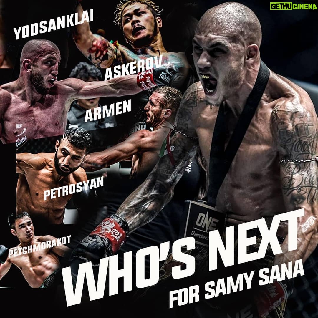 Samy Sana Instagram - Who's next? 😈 👑 @onechampionship @venum #s47s
