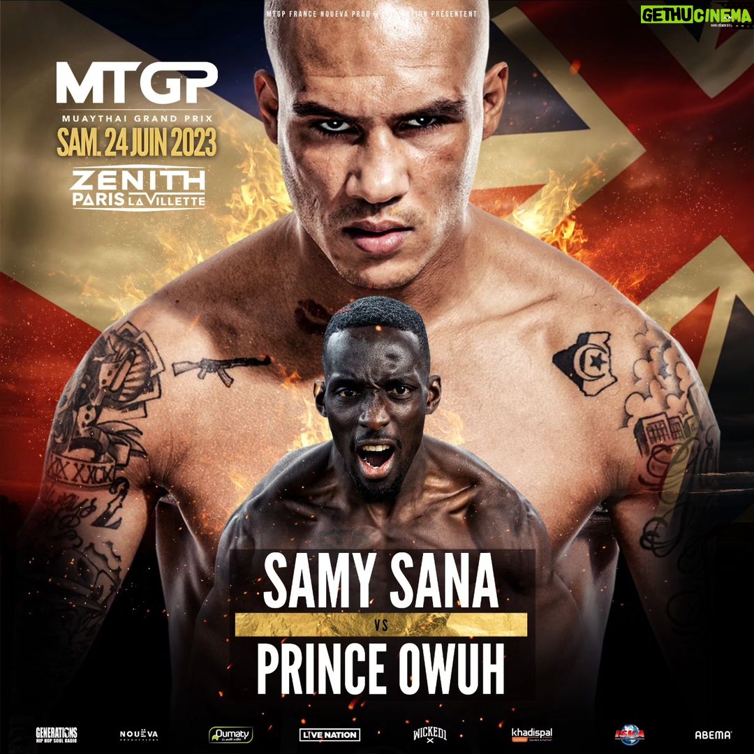 Samy Sana Instagram - @samy_sana75 ποΈ @prince_2technical π¬π§ Let's goooooo π₯ π billets en lien dans la bio π
24 juin πZenith de Paris #mtgp #France #uk #s47 @ffkmda @wickedone.fr @khadispal @oumaty_france @abema_official @iskaeurope @zenith_paris Zenith Paris - La Villette