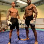 Samy Sana Instagram - Training finish with my bro @francisngannou @ufc. i'am ready ! 🔥💪🏼🤬🐺🥇 @onechampionship #17may #singapore #thechamp #andstill Phénix Muay Thaï 13Emes