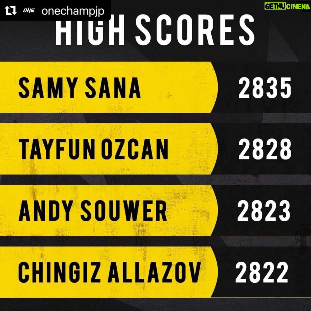 Samy Sana Instagram - l’plus puissant d’la caté zerma 🤣🎡🎈 @onechampionship Singapore Indoor Stadium