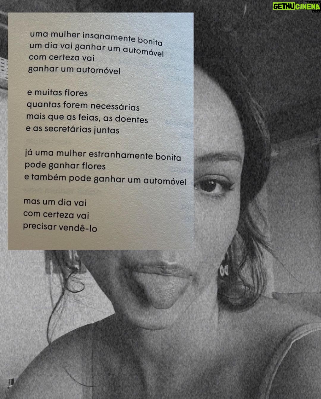 Samya Pascotto Instagram - 1- Drummond 2- Ana Cristina Cesar 3- Angélica Liddell Para um domingo chuvoso.