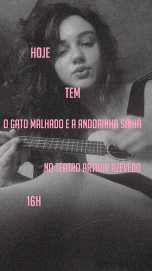 Samya Pascotto Instagram - Alou alou São Paulo! Alou alou Mooca! Hoje tem o gato malhado e a andorinha sinhá!
#diadascrianças #gratuito #passeiosgratuitos #teatro #teatrohoje
