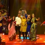 Sanchari Mondal Instagram - Musical Journey is the most melodious & memorable journey of life. With the Stars of “The Rising Star” ⭐️ Thanks to the Team who relied on me not as an actor but as an anchor. #anchor #sancharimondal