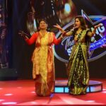 Sanchari Mondal Instagram - Musical Journey is the most melodious & memorable journey of life. With the Stars of “The Rising Star” ⭐️ Thanks to the Team who relied on me not as an actor but as an anchor. #anchor #sancharimondal