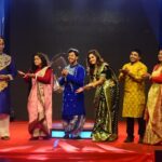 Sanchari Mondal Instagram - Musical Journey is the most melodious & memorable journey of life. With the Stars of “The Rising Star” ⭐️ Thanks to the Team who relied on me not as an actor but as an anchor. #anchor #sancharimondal