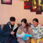 Sanchita Shahi Instagram - ल है हाम्रो बाबु लाइ पडाउन सुरु 😝😀#foryou❤️ #fupa_bhadai👩‍👦 #myking👑