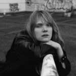 Sandra Drzymalska Instagram - Quick photos with @dreamallsky . . #actress #portrait #street #blackandwhite #eyes #wind #hair #lukaszdziewic
