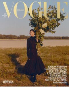 Sandra Drzymalska Instagram - I will be honest it was my dream!! @vogue.polska Fot. @dudihasson1 Styl. @ashleebarrettbourmier ❤️ Make up and hair. @emilzedhair
