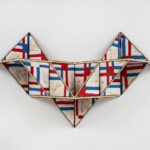 Sanford Biggers Instagram - Find me at booth A1 with @massimodecarlogallery for Frieze NYC 🙏🏿 “Soft Geometries, is the presentation of a solo project by New York-based conceptual artist Sanford Biggers. At Frieze New York, Biggers unveils a survey of new vibrant sculptural quilts that defy traditional artistic boundaries. The new works included in Soft Geometries are part of Biggers’ Codex series, which are infused with a lexicon of layered histories and symbols drawn on an expansive array of references. The Codex series include mixed media paintings and sculptures done directly on or made from pre-1900 antique quilts. This process, like linguistic code-switching, recognizes language plurality, as the quilts signal their original creator’s intent and the new layers of meaning given to them through Biggers’ artistic intervention. Biggers uses history as a malleable material, which he repurposes and reinterprets, connecting temporalities of the past and future in homage to the stories of objects while allowing for new conceptual possibilities – what the artists call “future ethnographies.” Materializing history, Biggers positions himself as a collaborator of the past while also examining the current sociopolitical landscape. Biggers repurposes antique quilts to explore their iconographic importance as a kind of secret language, delving into the long-debated historical narrative that such quilts signaled safe spaces along the Underground Railroad.” - @massimodecarlogallery 📸: @daniel_greer 1: Fire Flower, 2023 Antique quilt, assorted textiles Approx. 63 × 63 × 5 in 160 × 160 × 12.7 cm 3: Soft Geometry, 2023 Antique quilts, assorted textiles Approx. 38 x 38 in 96.5 × 96.5 cm 5: Boogie Down (BX Boogie Woogie), 2023 Antique quilts, birch plywood, gold leaf 59 3/8 x 31 1/2 x 14 7/8 in #StudioSanfordBiggers #FriezeNY #NewYork #MASSIMODECARLO FriezeNewYork