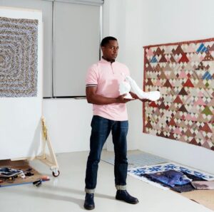 Sanford Biggers Instagram - So excited to share this project with you all! Thank you @chazenartuw, University of WI Madison, Amy Gilman, @maskconsortium, @keyonharrold, @pharoahemonch, @wildcatebonybrown, @lynoregalore, @richmedina @debtcullen @siddarthamitter

🙏🏿: @nytimes 
📸: @mary.kang