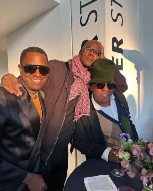 Sanford Biggers Instagram - Thanks to eveyone who made this past weekend such a heartfelt homecoming ❤️ Cheers to all the good friends in attendance and the people who made the magic happen @abby1ill @viktorduplaix @23andme @mirrordigital #BreakingBread&GivingFlowers @hammer_museum @artproductionfund @marianneboeskygallery @gucci @eriking @moonmedicin @jahisundance @jasminshokrian @martinluther #Markbradford @chinatowntaylor @nicoleariparker @paulapattonofficial @solaponte @caseyfremont @aranajoi and many more 🥂